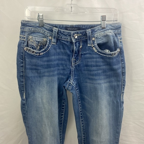Vigoss Denim Jeans Womens Dublin Slim Boot Heritage Fit Size 5/6 L35 - Picture 4 of 15